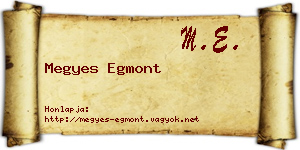 Megyes Egmont névjegykártya